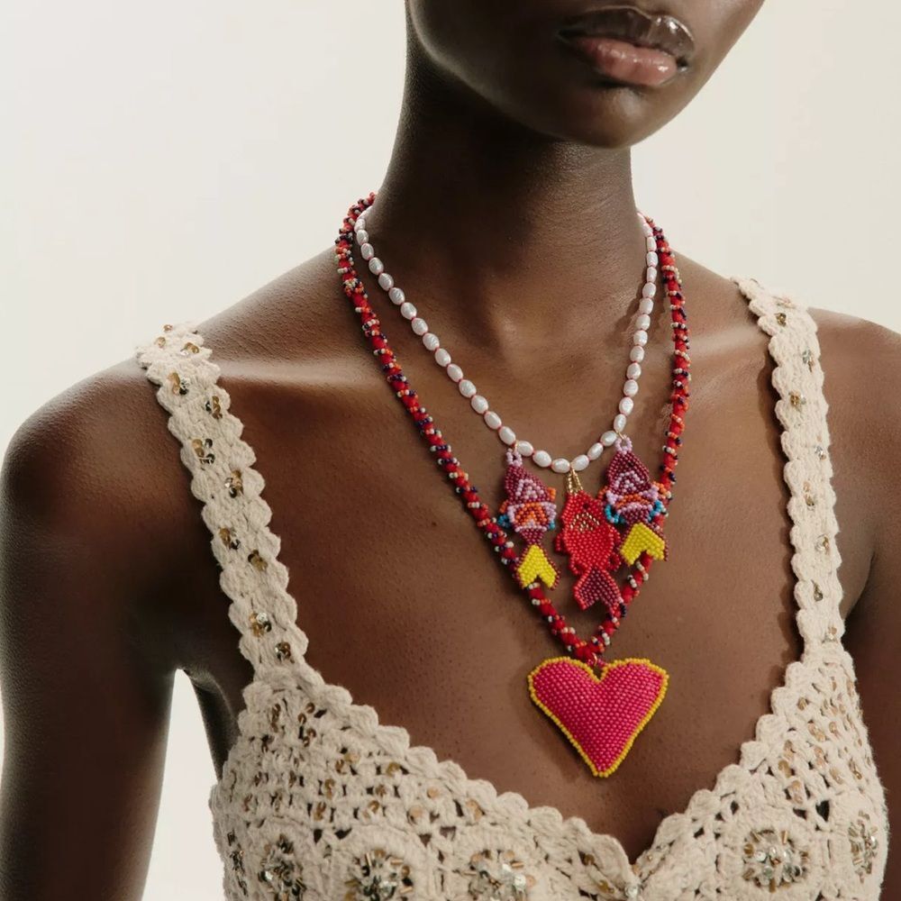 ZARA FISH AND HEART NECKLACE PACK